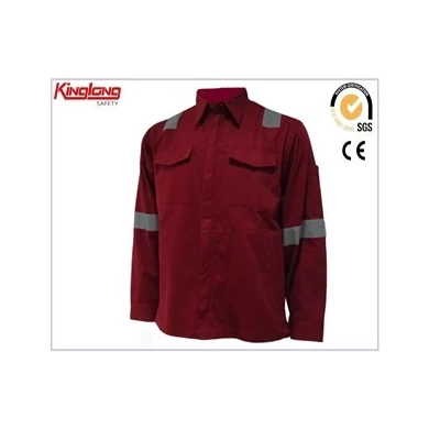 China Wholesale Long Sleeves Jacket,100% Cotton Work wear Jacket with Chest Pocket