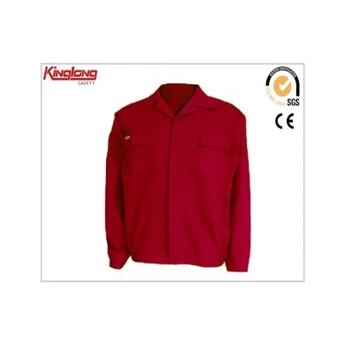 China Wholesale Long Sleeves Work Jacket,100% Cotton Working Uniform