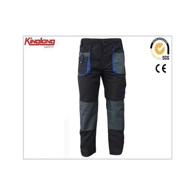Китай Оптовые рабочие брюки из поликоттона, штаны-карго с несколькими карманами для мужчин