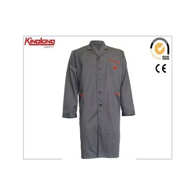 China cheap fashionable and durable lab coat, 65%polyester35%cotton fabric high quality long coat