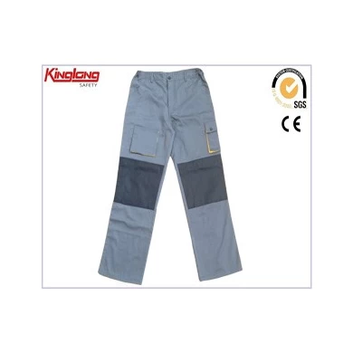 China druable work pants supplier,Oxford reinforcement grey cargo trousers