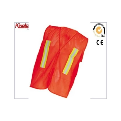 China  hot sale small vest,  fluorescent yellow vest with fluorescent tapes