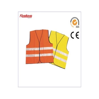 Chinese factory latest style 100%polyester colorful safety clothing vest reflective waistcoat for men  on sale