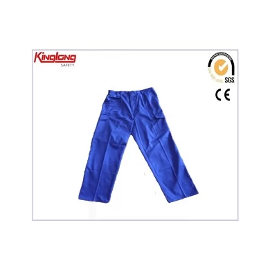 Chinese factory supplier OEM service workwear trousers navy blue cargo wprk pants