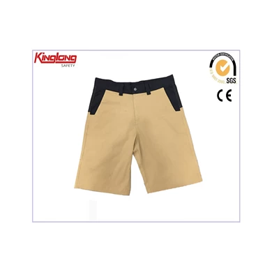 Contrast workwear cargo shorts high quality slim straight men's shorts