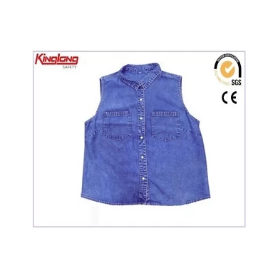 Los niños de tela de algodón usan ropa de mezclilla cómoda, ropa de tela de mezclilla de estilo caliente para la venta