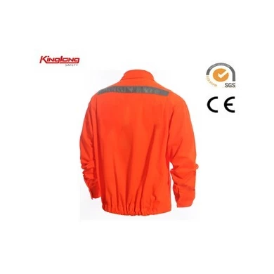 Personalizado de poliéster / algodão Oi Visibilidade Vestuário, mangas compridas Segurança Vest