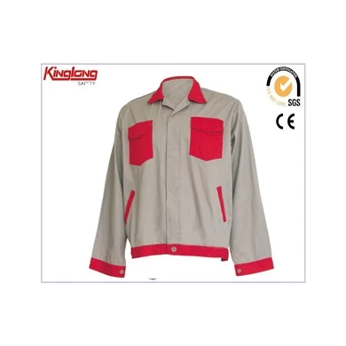 Personalizado chaqueta combinación de colores, Caja Xs-5XL más el tamaño de la chaqueta de ropa de trabajo