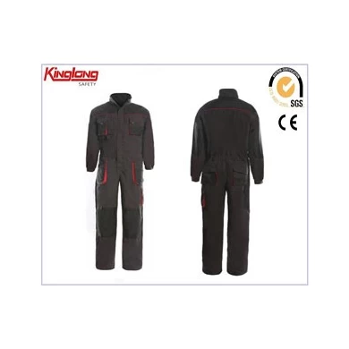 مزدوجة مخيط قماش كهربائي المعطف مع جيوب متعددة، وأعلى جودة المعطف اللحام