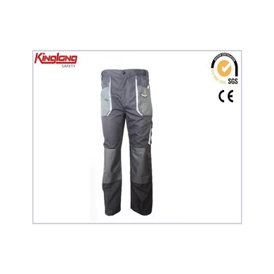 Pantalones de trabajo de lona duraderos, pantalones cargo de seguridad industrial para hombre