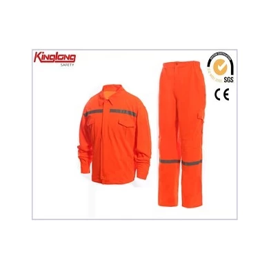 Preço de fábrica Orange Reflective Coverall, Safety Coverall Suit com preço