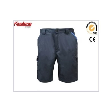 Pantaloncini cargo da uomo con tasche laterali dal design alla moda, pantaloncini con tasche sui fianchi elastici in vita in kaki