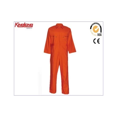 Brandvertragende overall, oranje brandwerende overall, goed zichtbare brandvertragende overall