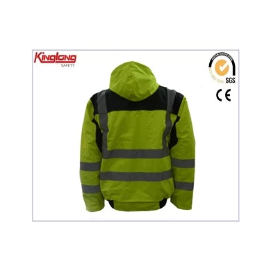 Fleecová podšívka Fluorescent Yellow Padding Jacket, pánská nepromokavá bunda