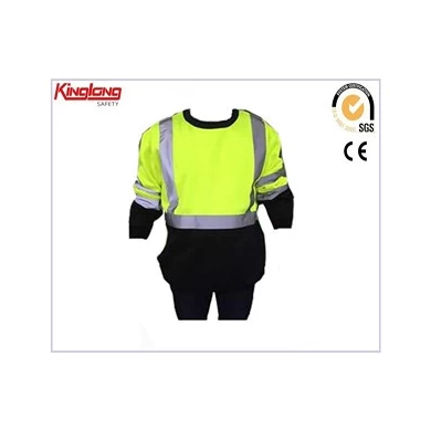 Hi-Vis Protective Safety Padded Jacket Made-in 300D Oxford With High Reflective Tape