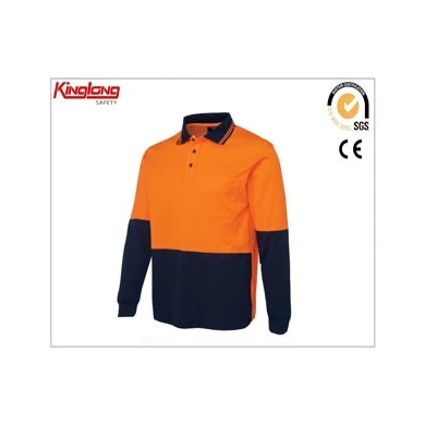 Hi-vis Safety Polo Shirt China supplier,HiVis Two Tone Action Fluoro Yellow Cheap Safety T-shirt
