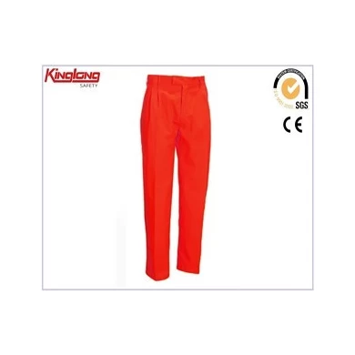 Dia duit bríste oibre infheictheachta monaróir poircealláin, Pants éadaí oibre polai-cadáis na bhfear le téip machnamhach