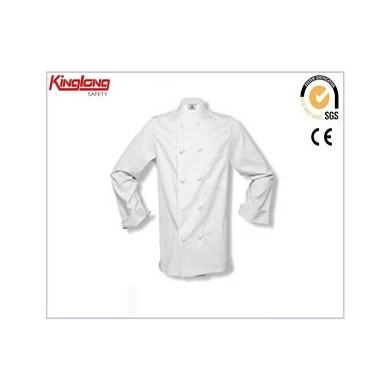 High Quality French Chef Uniform With Long Sleeves With Suit Unisex