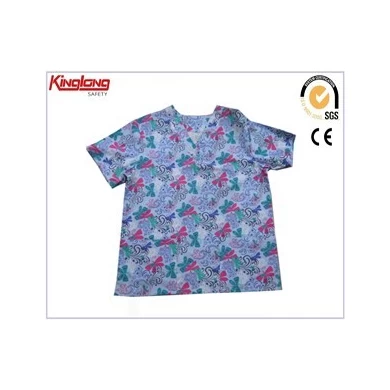 Alta qualidade colorido unisex hospitalar uniformes, algodão enfermeira esfrega China fabricante