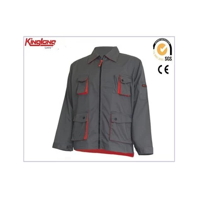 High quality durable power jacket, brass buttons and PVC zippers power jacket