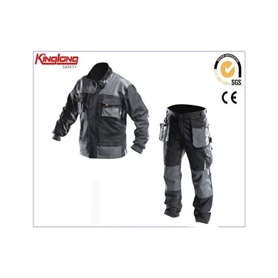 Высококачественная рабочая одежда, куртка и брюки, унисекс, рабочая форма, защитная одежда