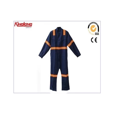 High visiablity flame retardant workwear coverall 100%cotton engineering work uniform safety garments