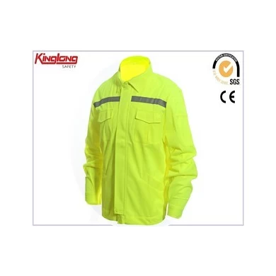 Alta visibilidad fabricante de ropa de trabajo, chaqueta reflectante trabajador para los hombres