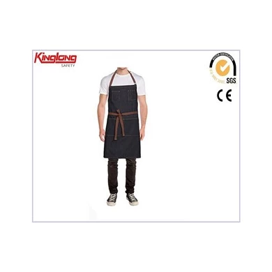 Hot sale adults restaurant cotton coated kitchen garments chef apron