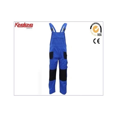 Hot sale blue color men's classic type bib overalls,High quality bib pants china supplier