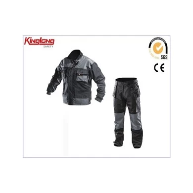 Calças e jaquetas de venda imperdível para homens, uniforme de trabalho no mercado europeu