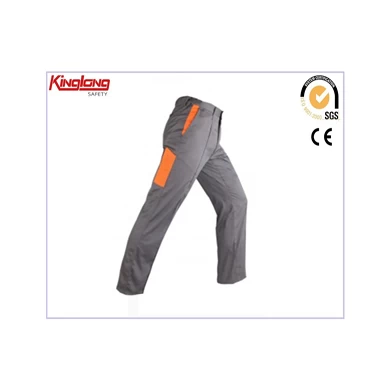 Hot selling mens knee pad cargo pants with 65% polyester 35% cotton