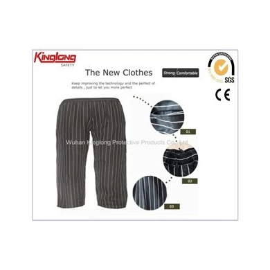 Stile caldo professionale pantaloni cuoco uniforme, traspirante pantaloni cuoco di alta qualità fornitore della Cina