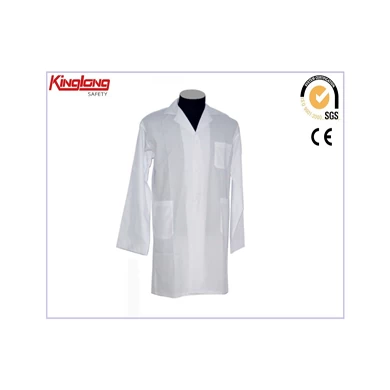 Лабораторный халат для больниц высокого качества 100%хлопок 230GSM