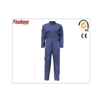 Muinchille fada fir coverall ardchaighdeáin, pócaí cófra zipper níolón coverall