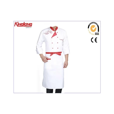Výrobci Direct Top Quality Cotton Chef Uniform Kuchyňská uniforma
