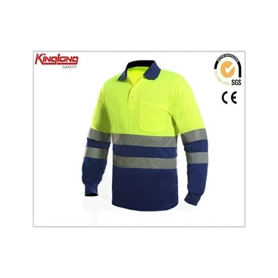 Men workwear new style hi vis clothing,Hi visibility work shirts for sale