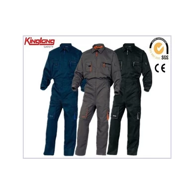 Macacão masculino de trabalho para caldeira, macacão masculino para trabalho com vários bolsos Uniformes de vestuário de trabalho