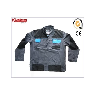 Ανδρικό μπουφάν εργασίας, Twill Workwear Ανδρικό τζάκετ εργασίας, 65/35 190GSM Twill Workwear Ανδρικό μπουφάν εργασίας