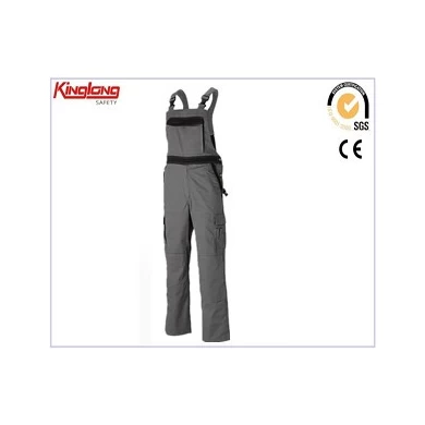 Mens fashion new style durable workwear bib pants design for work clothes in multi colors