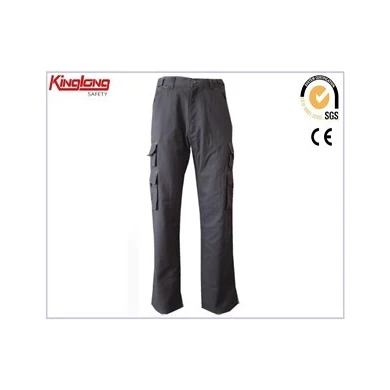 Multi pocket hot sale men's working trousers,China manufacturer high quality workwear pants