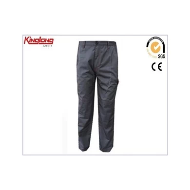 New arrival elastic waist mens grey cargo pant, high quality popular style cargo pant