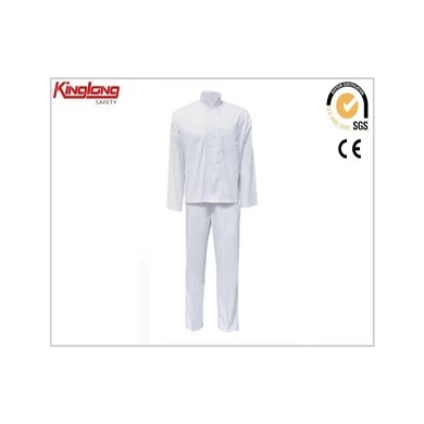 Nova chegada uniforme de chef branco de alta qualidade, uniforme à prova de óleo de design de moda