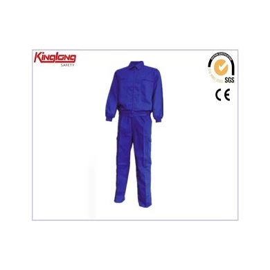 New arrival long sleeves durable and functional suit, chest pockets brass zipper suit uniform