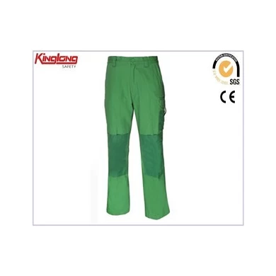 New products bright green mens workwear pants,High quality work clothes trousers price