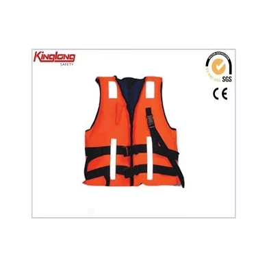 New style high quality across belts vest, no sleeves multi pockets orange vest