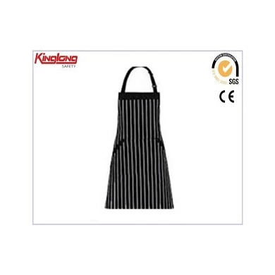 New style stripes fashionable womens apron, high quality kitchen cooking apron