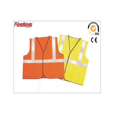 Оранжевый/желтый детский жилет, Светоотражающий жилет безопасности, Светоотражающий жилет безопасности