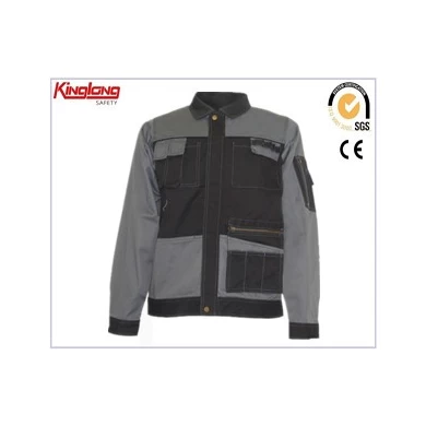 Outdoor Work Jacket,Men's Canvas Multi-Pockets Workwear Jacket Outdoor Work jacket