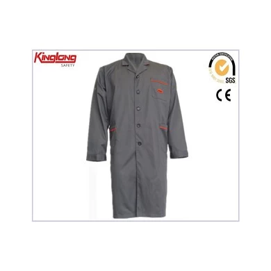 Personalised Long Power Workwear Lab Coat , Medical Staff Nursing / Doctor Hospital Uniforms Lab Coat