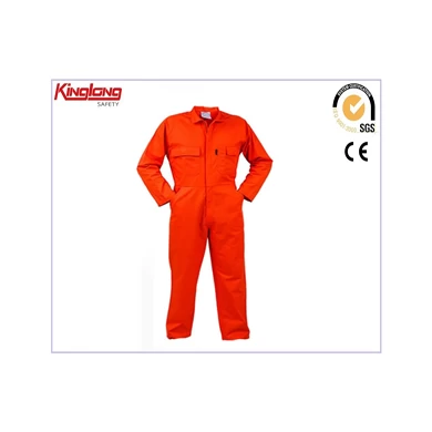 Macacão de segurança de polialgodão para vestuário de trabalho industrial Macacão de trabalho